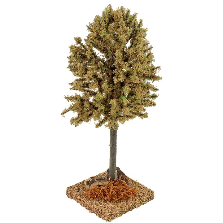 Green autumn tree cm 6x6x16 h