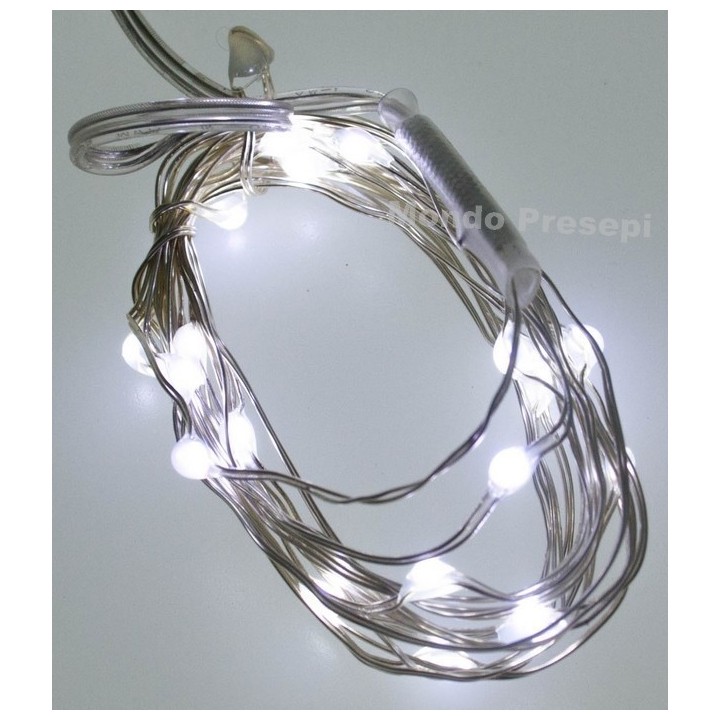 Collana 20 led a luce fredda