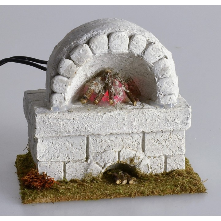 Forno con fuoco funzionante cm 10,5x8x10 h