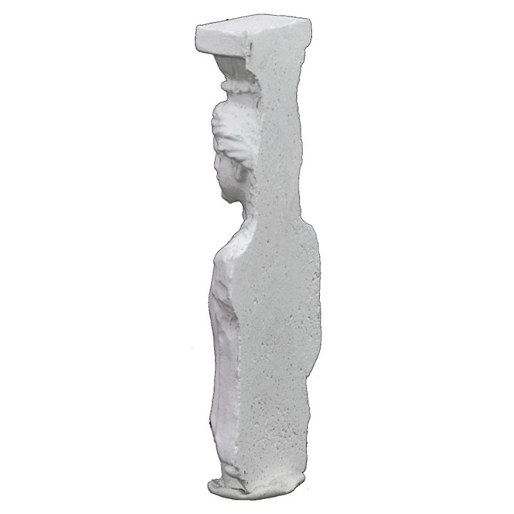 Pilaster with half-bust statue cm 2,3x0,9x6,2 h