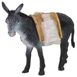 Donkey with a load of flour cm 10x3x8 h