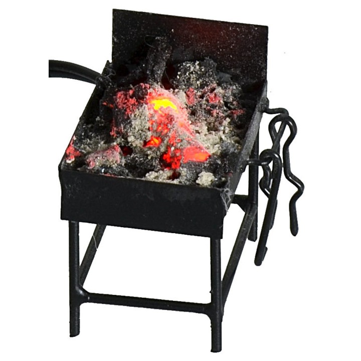 Forge with flickering embers effect at low voltage 3.5 Volt cm