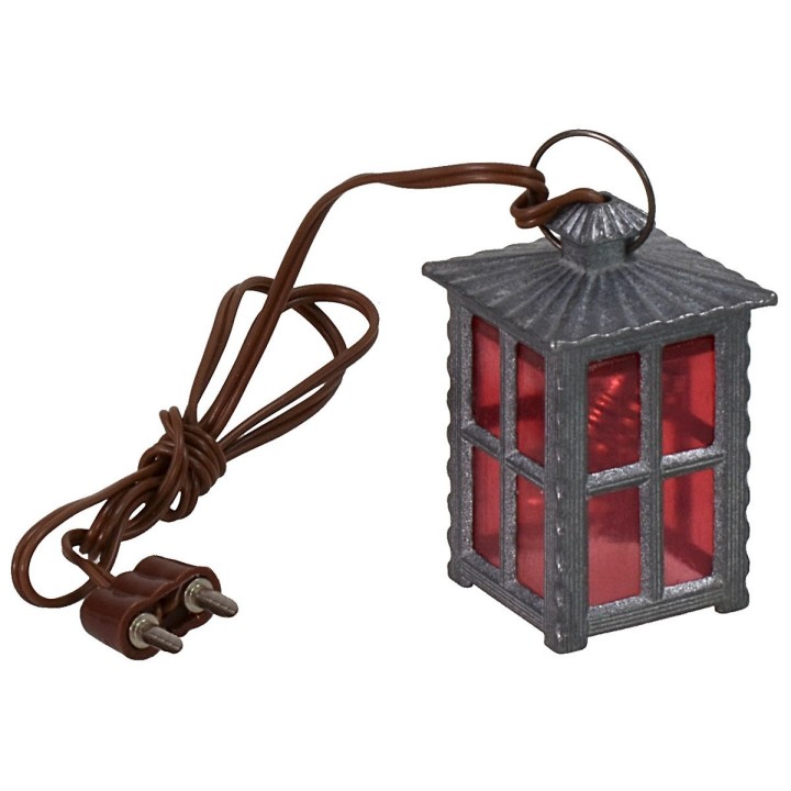 Red lantern 3.5 volts cm 2.4x2.4x4.4 h