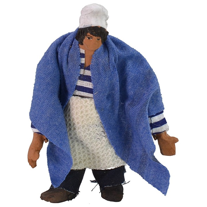 Uomo in terracotta snodato 10-11 cm