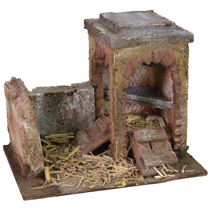 Gallinero para Belén de 19,5x14,5x15 cm h