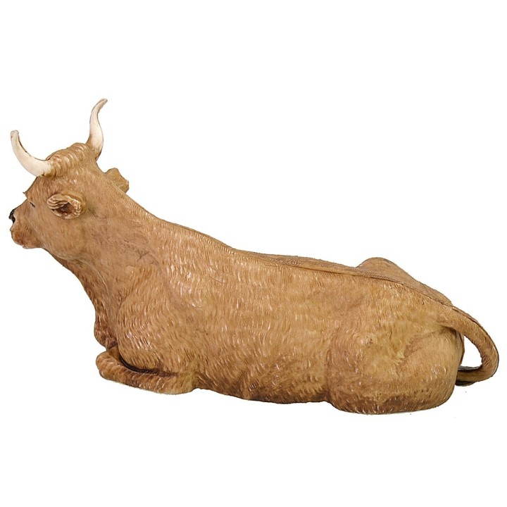 Bue sdraiato Landi Moranduzzo per statue 12 cm