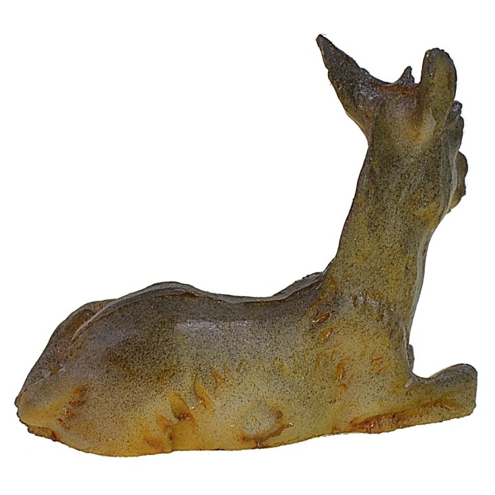 Donkey lying in resin 6x4,5 h.