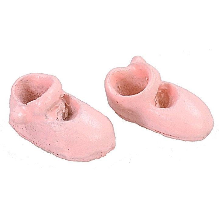 Zapatillas rosas de 1,6x0,9 cm h