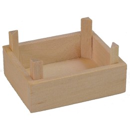 Cassetta in legno cm 4,5x3,7x2,4 h