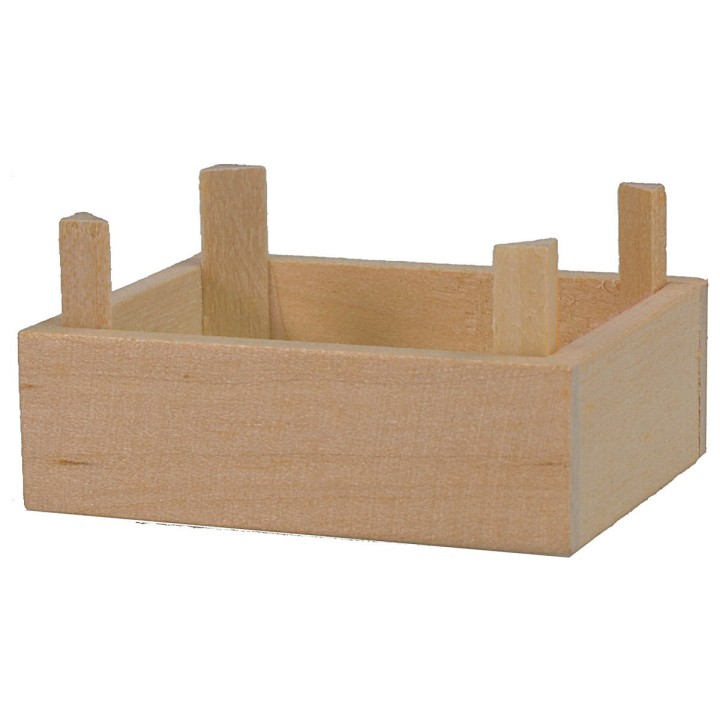 Caja de madera de 4,5x3,7x2,4 cm h