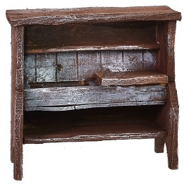 Antiqued wooden sink cm 9x4,5x8,5 h