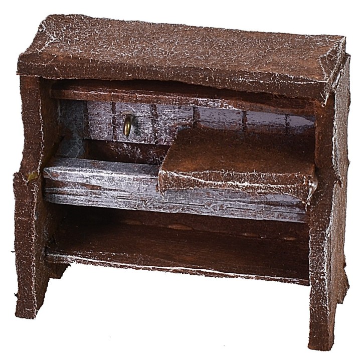 Antiqued wooden sink cm 5,5x2x5 h