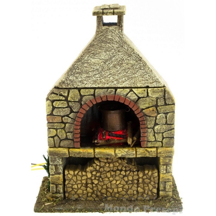 Forno con effetto Fuoco e Fumo