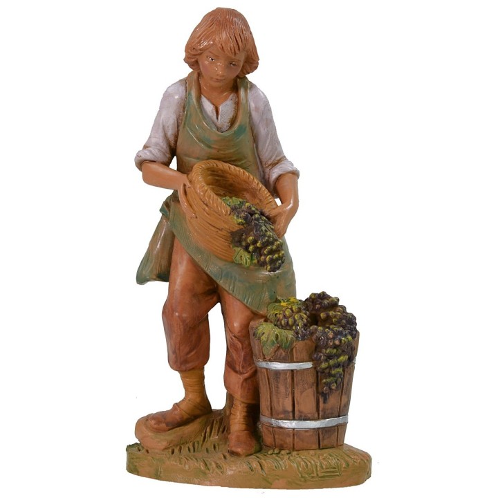 Contadino che vendemmia 19 cm Fontanini