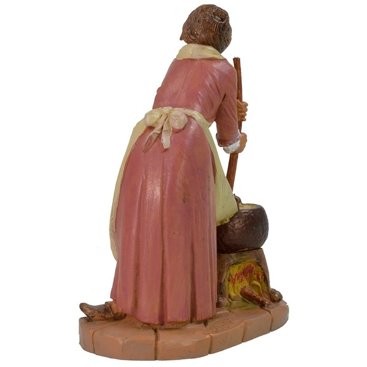 Mujer con caldero 19 cm Fontanini