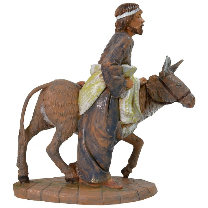 Pastor with donkey 19 cm Fontanini