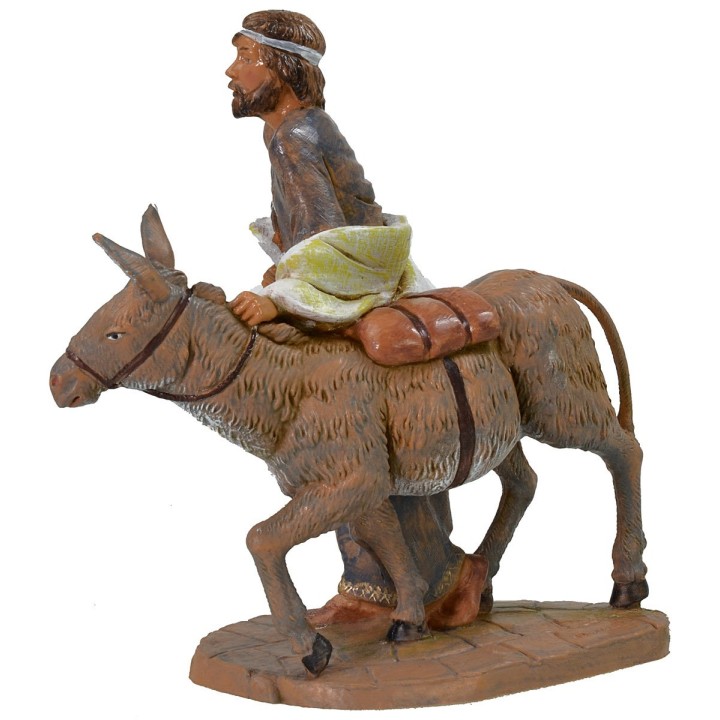 Pastore con asino 19 cm Fontanini