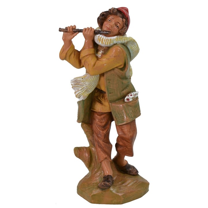 Suonatore di flauto traverso 19 cm Fontanini