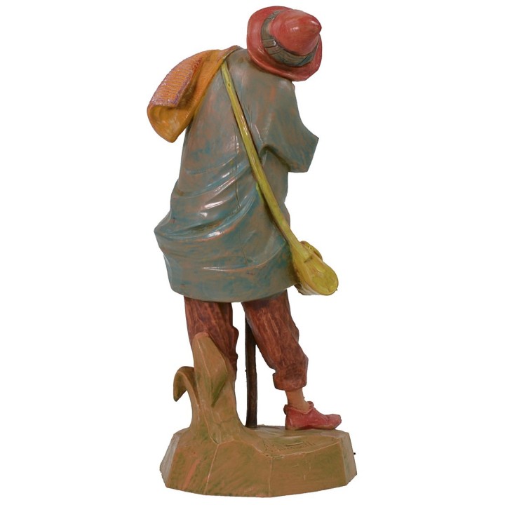 Viandante with stick 19 cm Fontanini