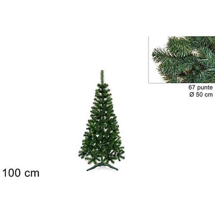 Árbol Varsovia h 100 cm con 67 puntas