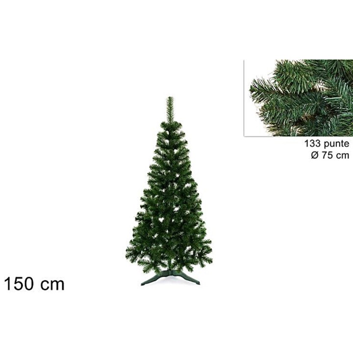 Árbol Varsovia h 150 cm con 133 puntas