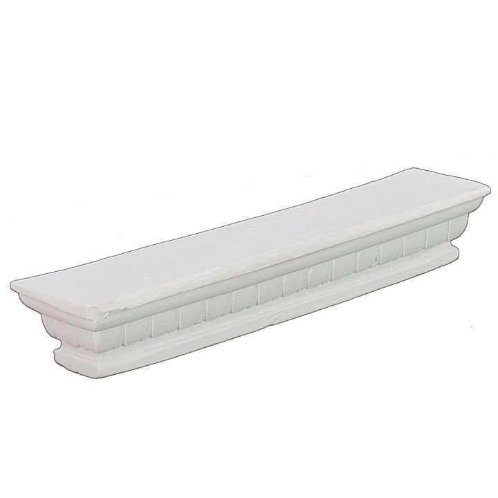 Trave romana antichizzata in gesso cm 20x4x3 h