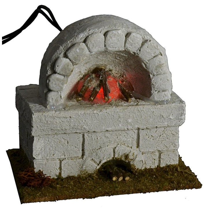 Oven with working fire cm 10,5x8x10 h