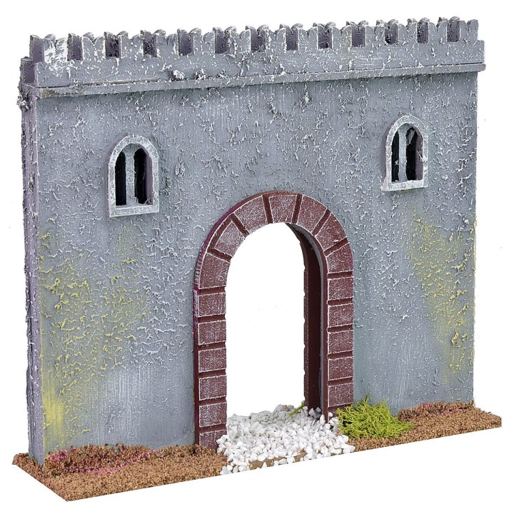 Cinta muraria con portale cm 22x6x19 h