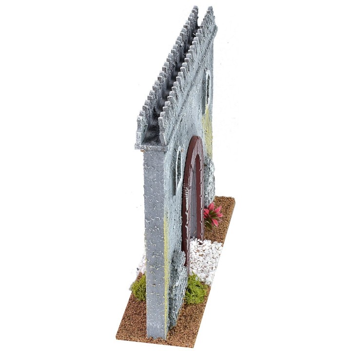 Muro con portal cm 22x6x19 h