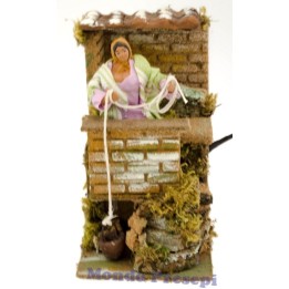 Woman on the balcony