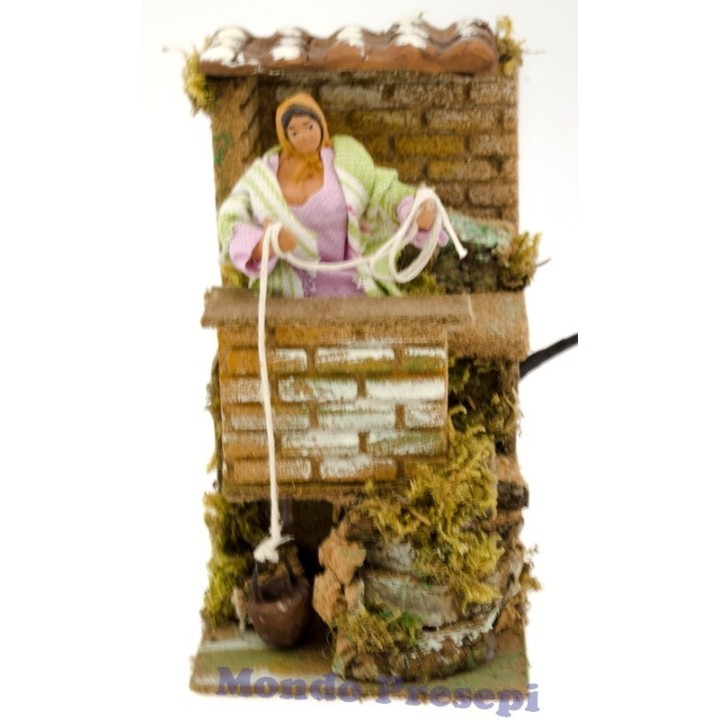 Donna sul balcone
