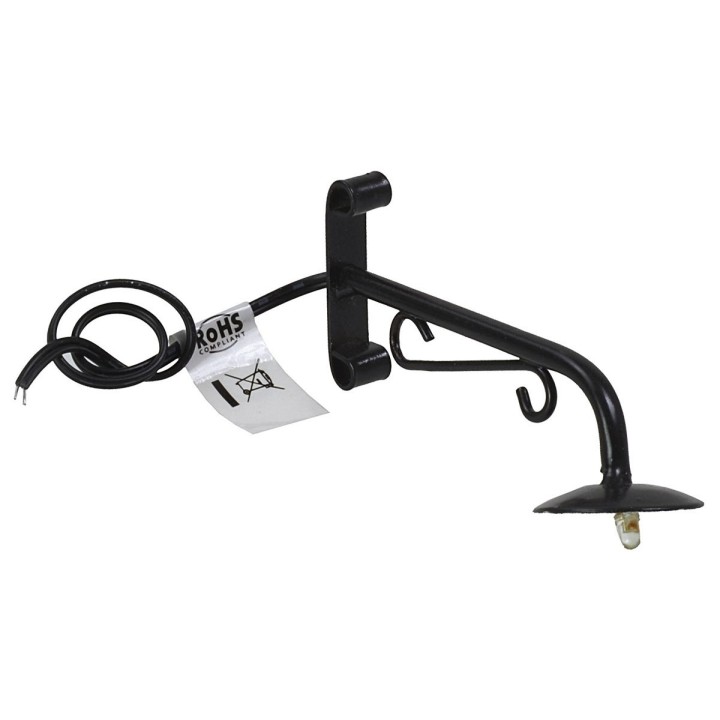 Lampione da campagna cm 8 con led a luce bianca calda 3V