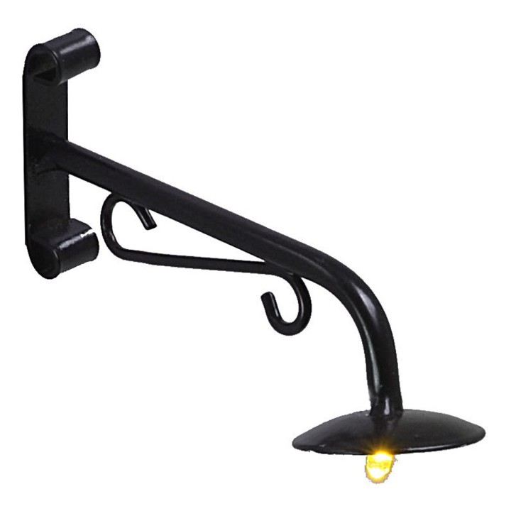 Country lamp 8 cm with 3V warm white LED