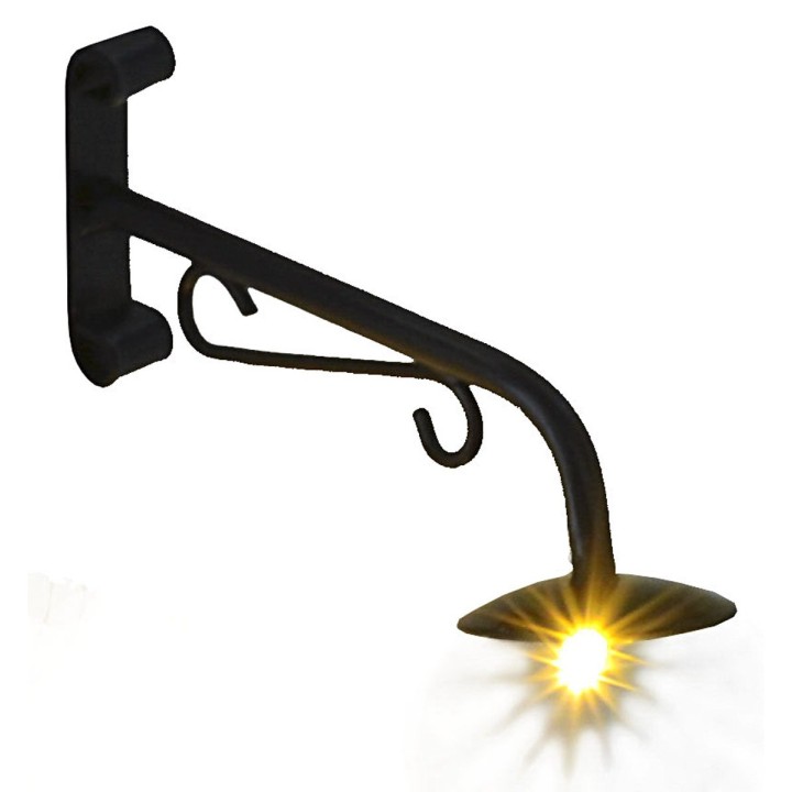Country lamp 8 cm with 3V warm white LED