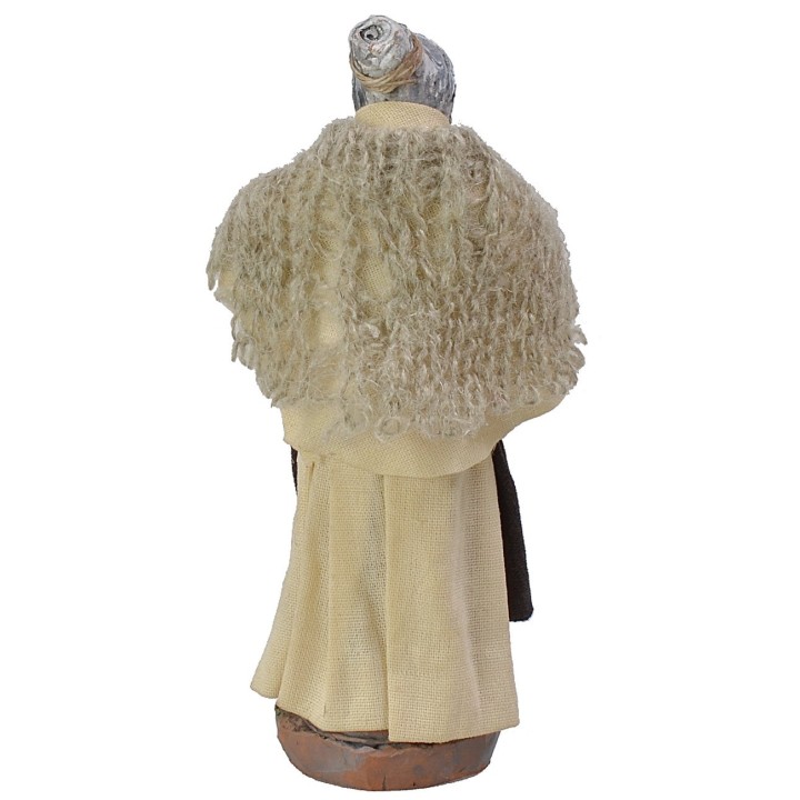 Old Woman with Shawl 10 cm in lux