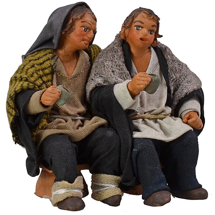 Seated Drunk Couple series 10cm