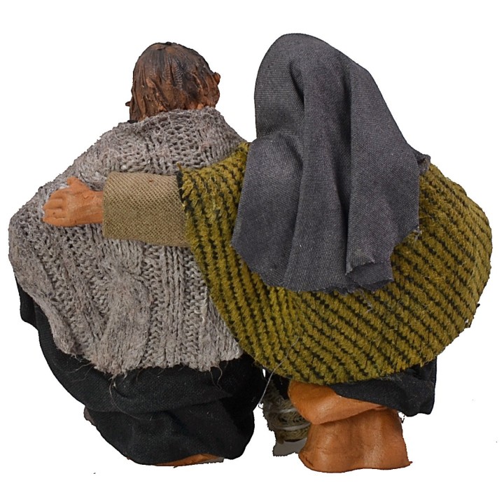 Seated Drunk Couple series 10cm
