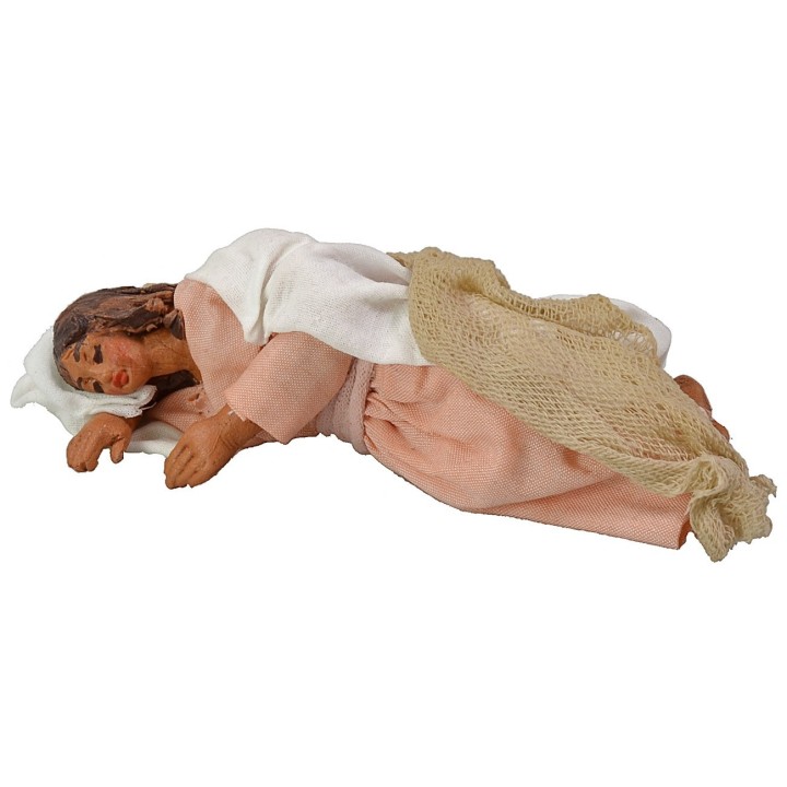 Natività con Maria sdraiata serie 10 cm Lux