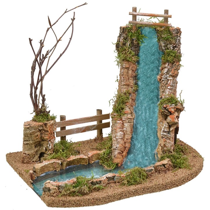 Waterfall with depth effect