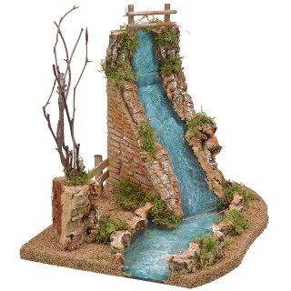 Waterfall with depth effect