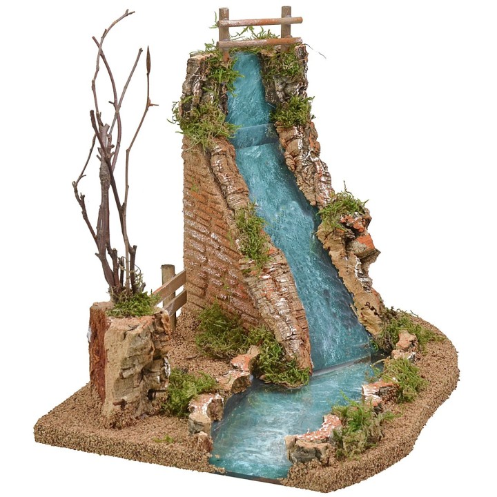 Waterfall with depth effect