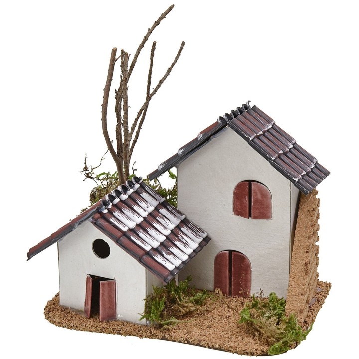 Casette presepe con tetto -411C