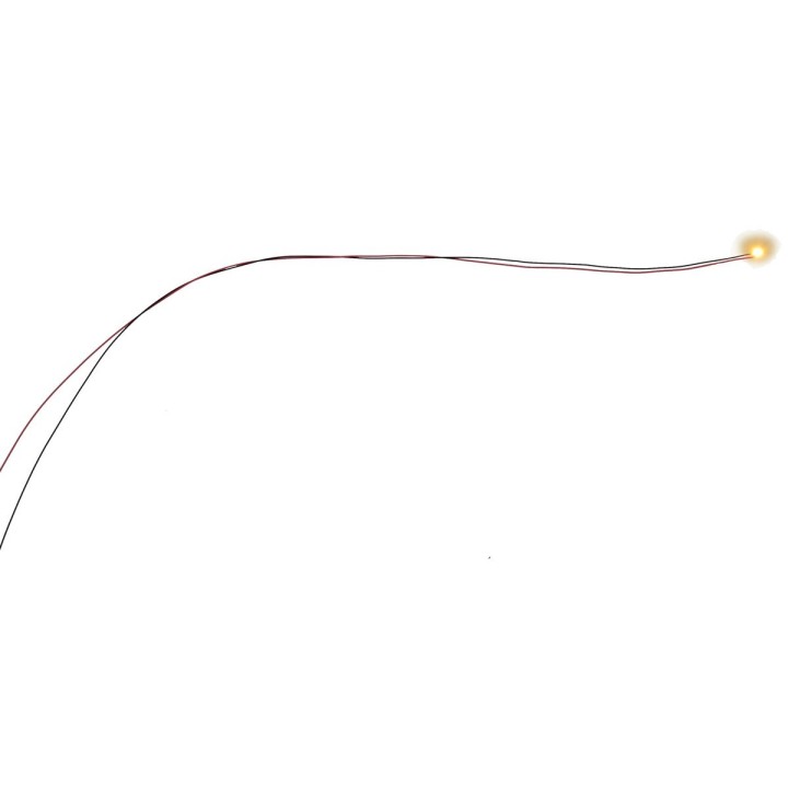 Micro led 4 mm 3V warm light