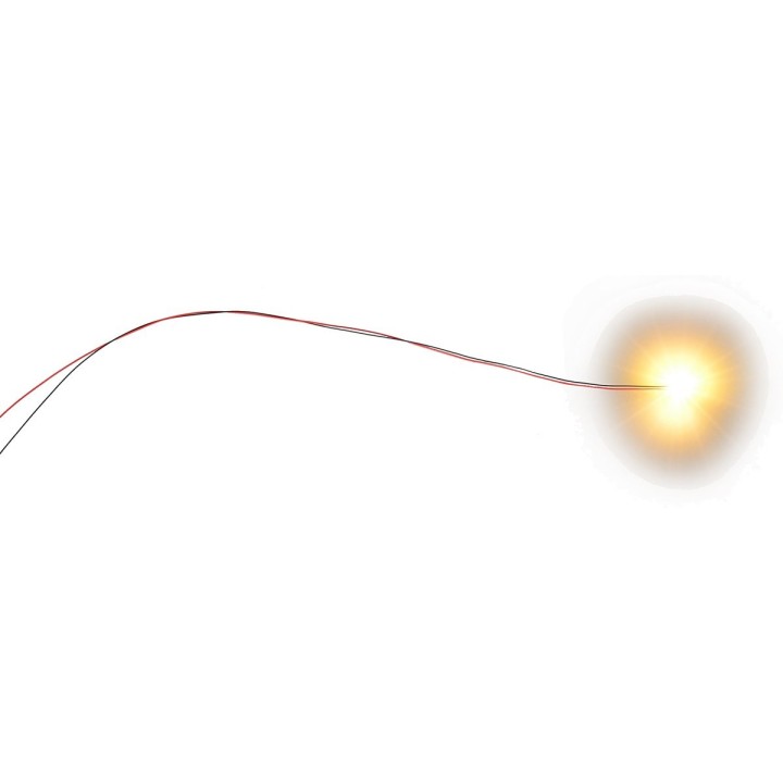 Micro led 4 mm 3V warm light