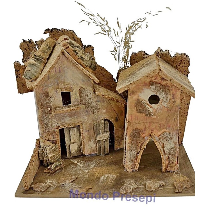Rustic house crib mod.330 Cm 20x14x17 h.