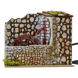 Working water mill 20x14x17.5 cm