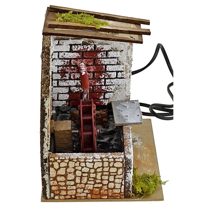 Working water mill 20x14x17.5 cm