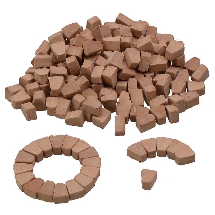 Mattoncini a cuneo mm 9x5x8 busta 150 pezzi