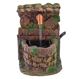 Fontana funzionante per presepe cm 7x10,5x11