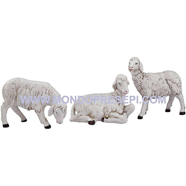 Set of 3 sheep for statues cm 40-45
